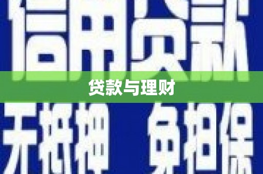 谢家集贷款与理财