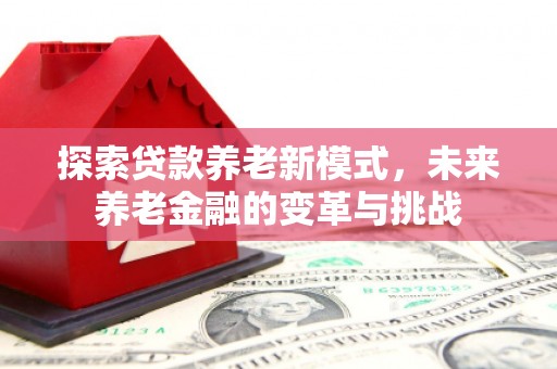 谢家集探索贷款养老新模式，未来养老金融的变革与挑战