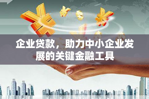 谢家集企业贷款，助力中小企业发展的关键金融工具