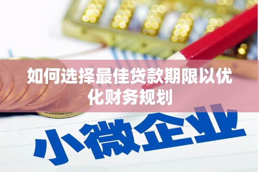 谢家集如何选择最佳贷款期限以优化财务规划