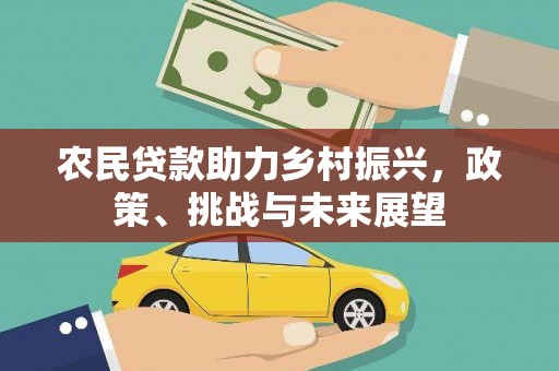 谢家集农民贷款助力乡村振兴，政策、挑战与未来展望