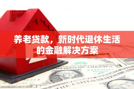 谢家集养老贷款，新时代退休生活的金融解决方案