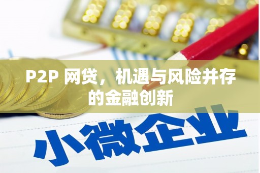 谢家集P2P 网贷，机遇与风险并存的金融创新
