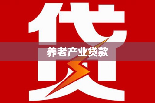 谢家集养老产业贷款
